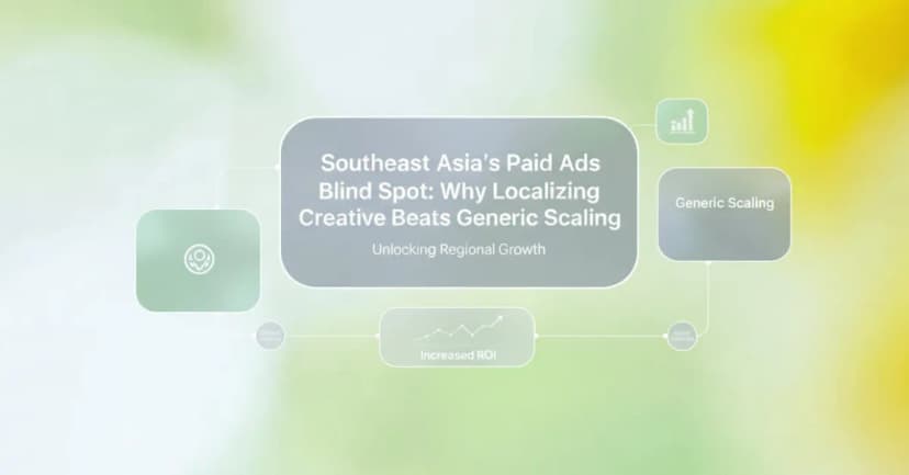 Southeast Asia’s Paid Ads Blind Spot: Why Localizing Creative Beats Generic Scaling